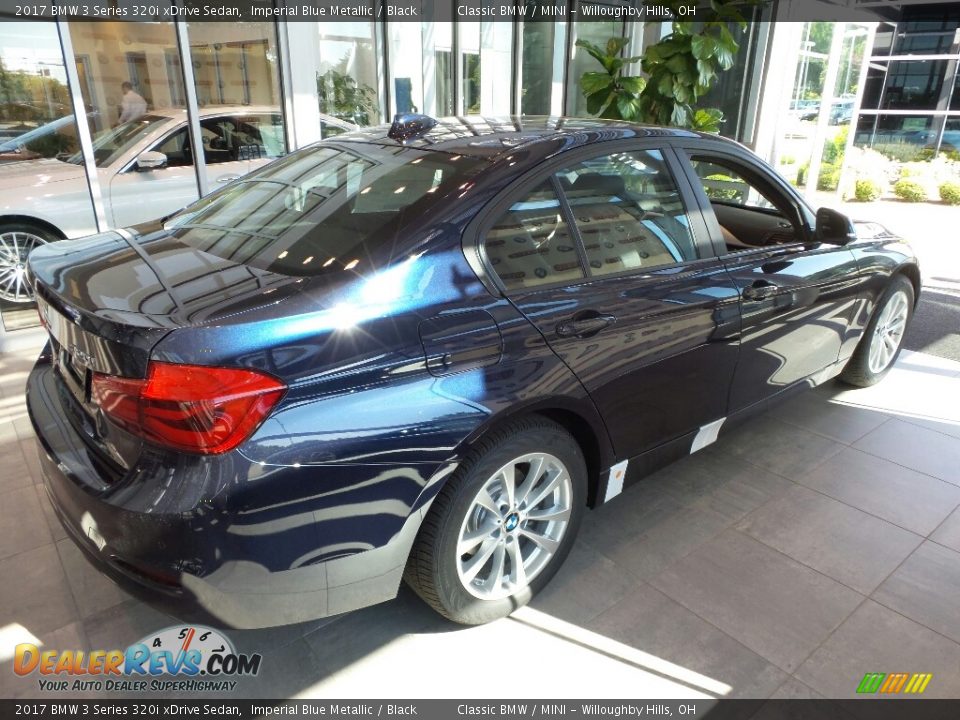 2017 BMW 3 Series 320i xDrive Sedan Imperial Blue Metallic / Black Photo #3