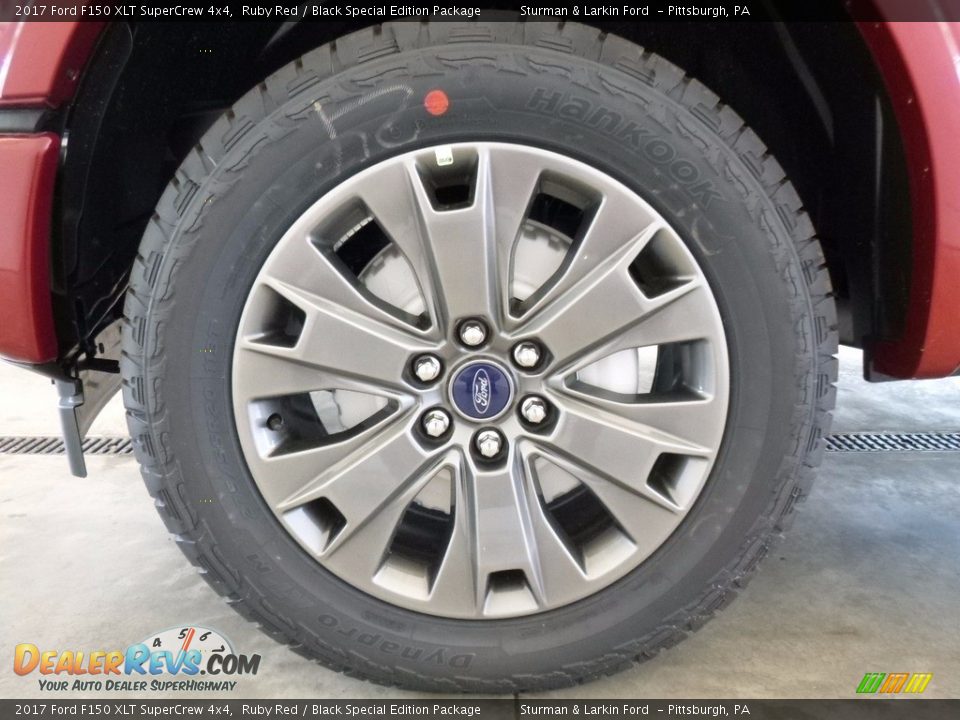 2017 Ford F150 XLT SuperCrew 4x4 Ruby Red / Black Special Edition Package Photo #5