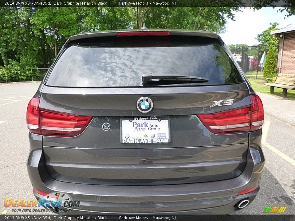 2014 BMW X5 xDrive35d Dark Graphite Metallic / Black Photo #4