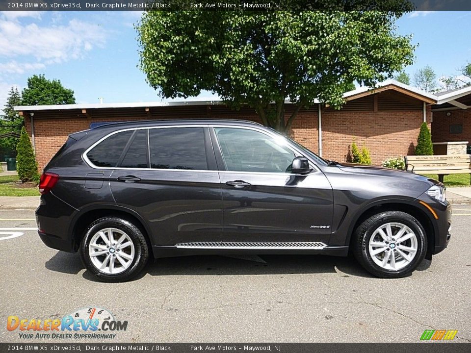 2014 BMW X5 xDrive35d Dark Graphite Metallic / Black Photo #6