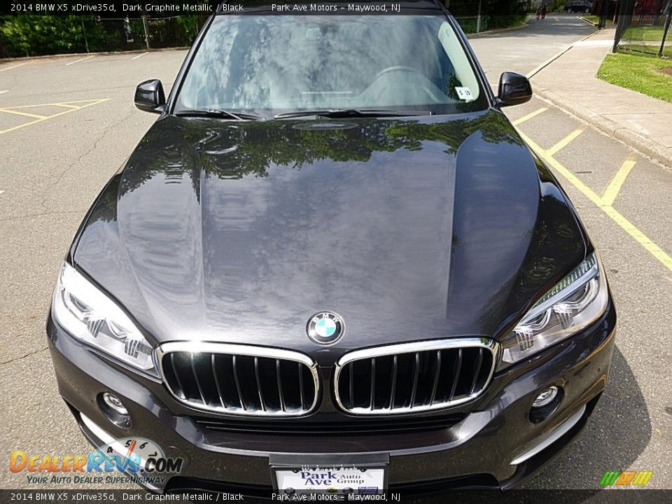 2014 BMW X5 xDrive35d Dark Graphite Metallic / Black Photo #8