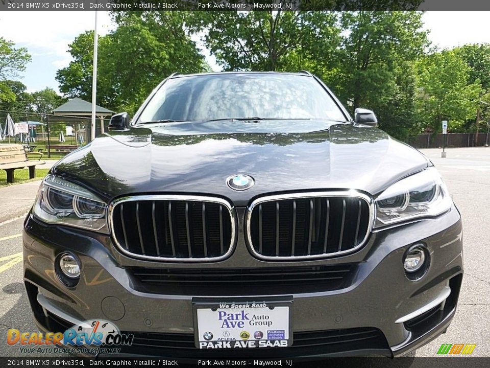 2014 BMW X5 xDrive35d Dark Graphite Metallic / Black Photo #9