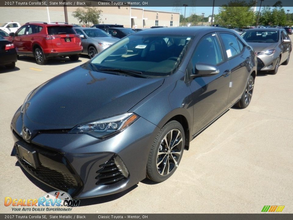 2017 Toyota Corolla SE Slate Metallic / Black Photo #1