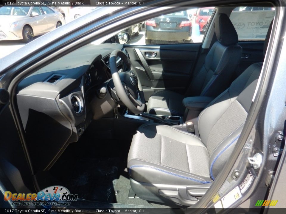 2017 Toyota Corolla SE Slate Metallic / Black Photo #3
