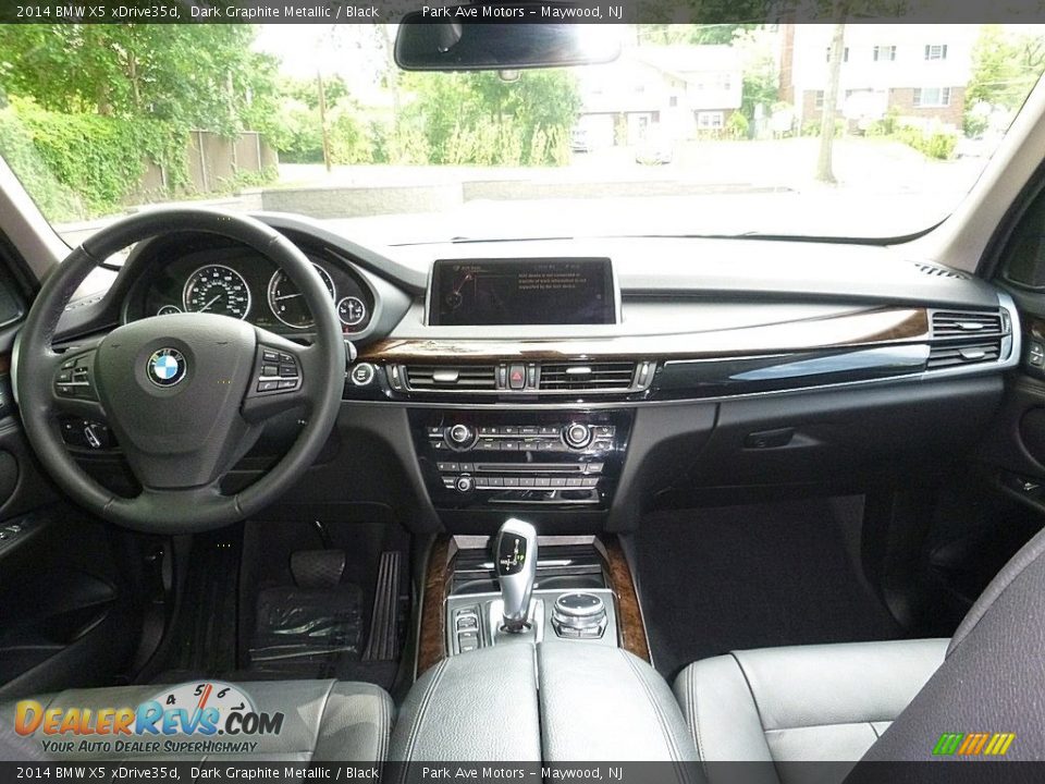2014 BMW X5 xDrive35d Dark Graphite Metallic / Black Photo #30