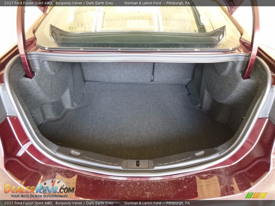 2017 Ford Fusion Sport AWD Burgundy Velvet / Dark Earth Grey Photo #3
