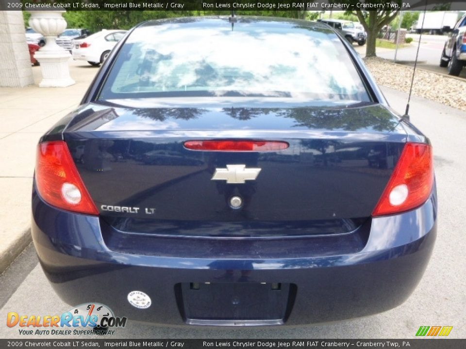 2009 Chevrolet Cobalt LT Sedan Imperial Blue Metallic / Gray Photo #8