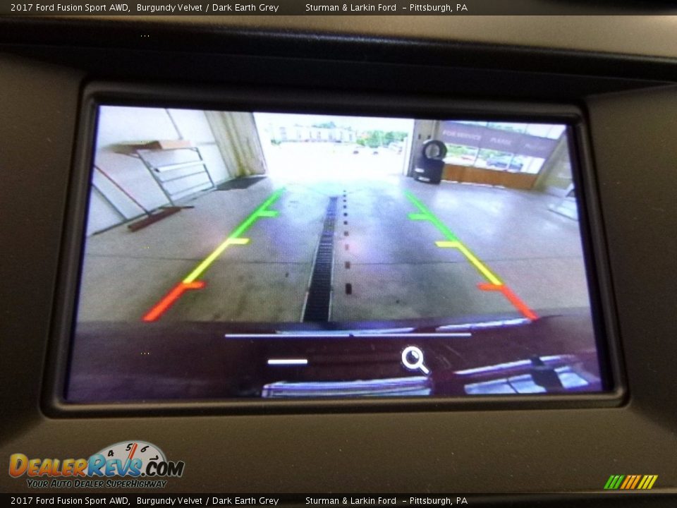 2017 Ford Fusion Sport AWD Burgundy Velvet / Dark Earth Grey Photo #14