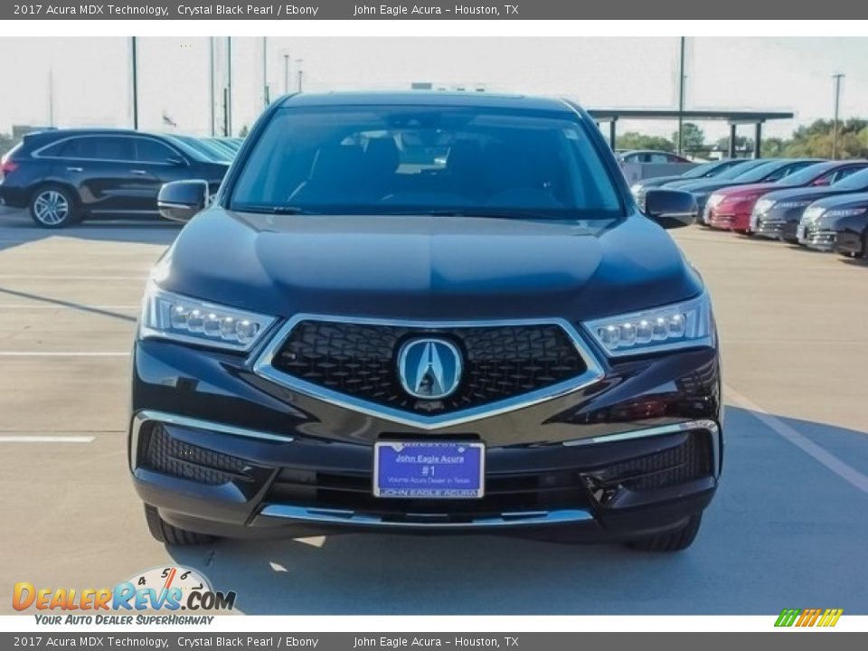 2017 Acura MDX Technology Crystal Black Pearl / Ebony Photo #2