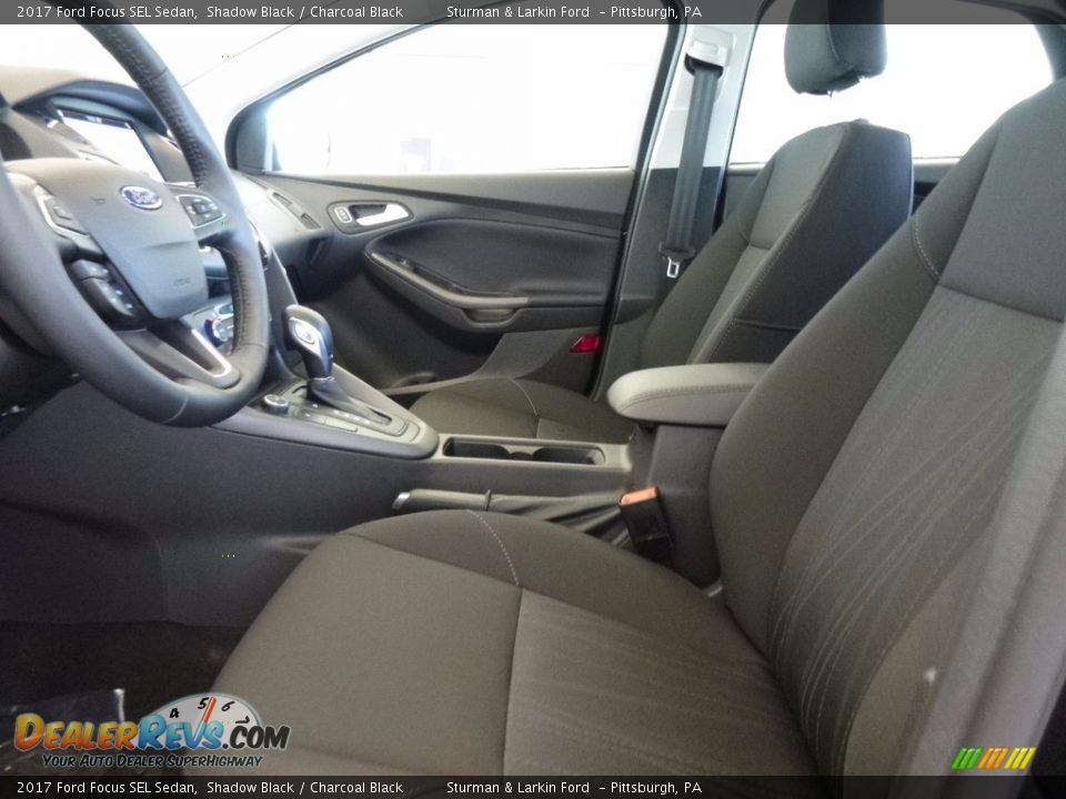 2017 Ford Focus SEL Sedan Shadow Black / Charcoal Black Photo #8