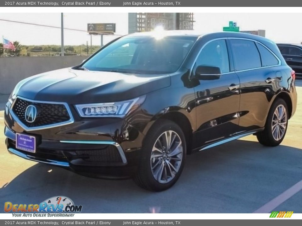 2017 Acura MDX Technology Crystal Black Pearl / Ebony Photo #3
