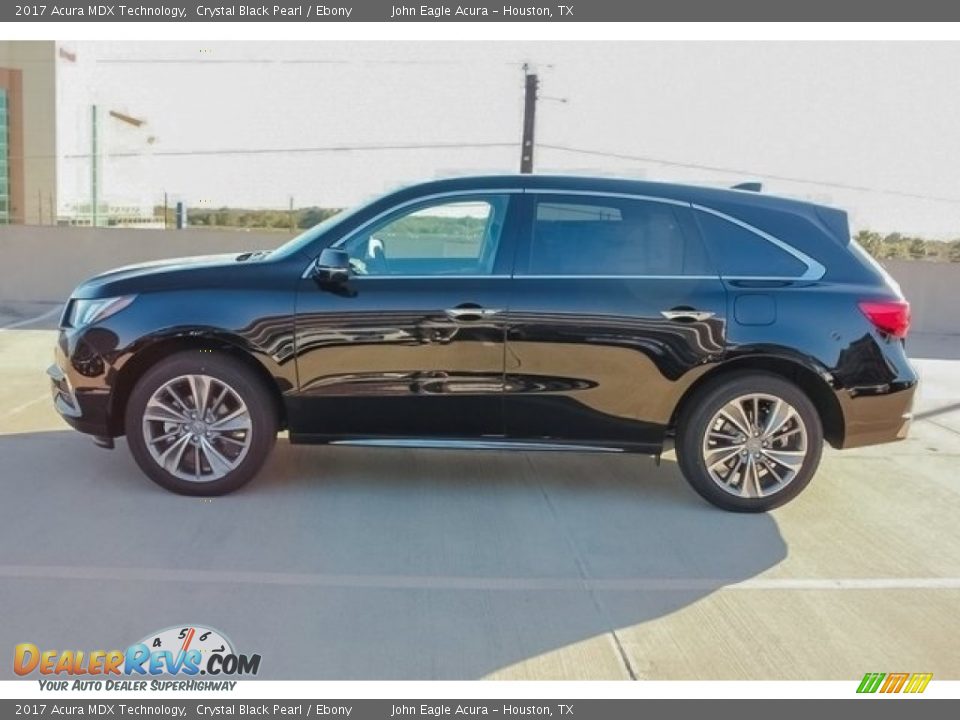2017 Acura MDX Technology Crystal Black Pearl / Ebony Photo #4