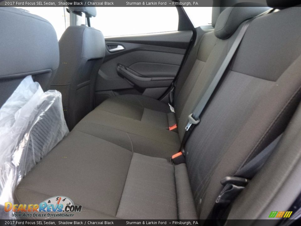 2017 Ford Focus SEL Sedan Shadow Black / Charcoal Black Photo #9