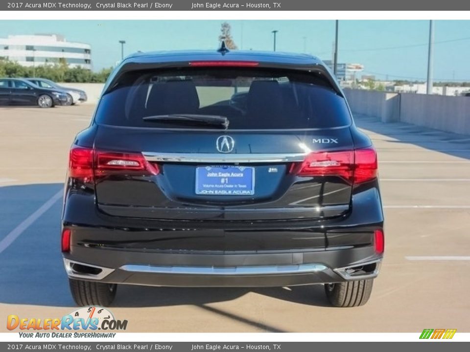 2017 Acura MDX Technology Crystal Black Pearl / Ebony Photo #6