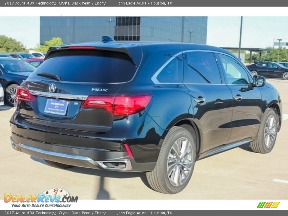 2017 Acura MDX Technology Crystal Black Pearl / Ebony Photo #7