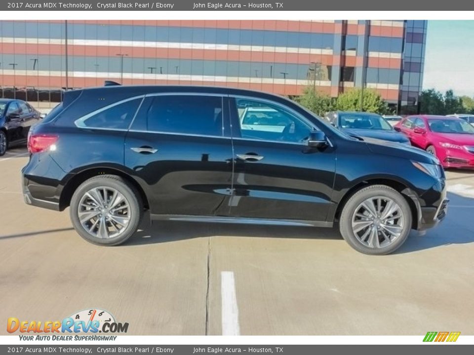 2017 Acura MDX Technology Crystal Black Pearl / Ebony Photo #8