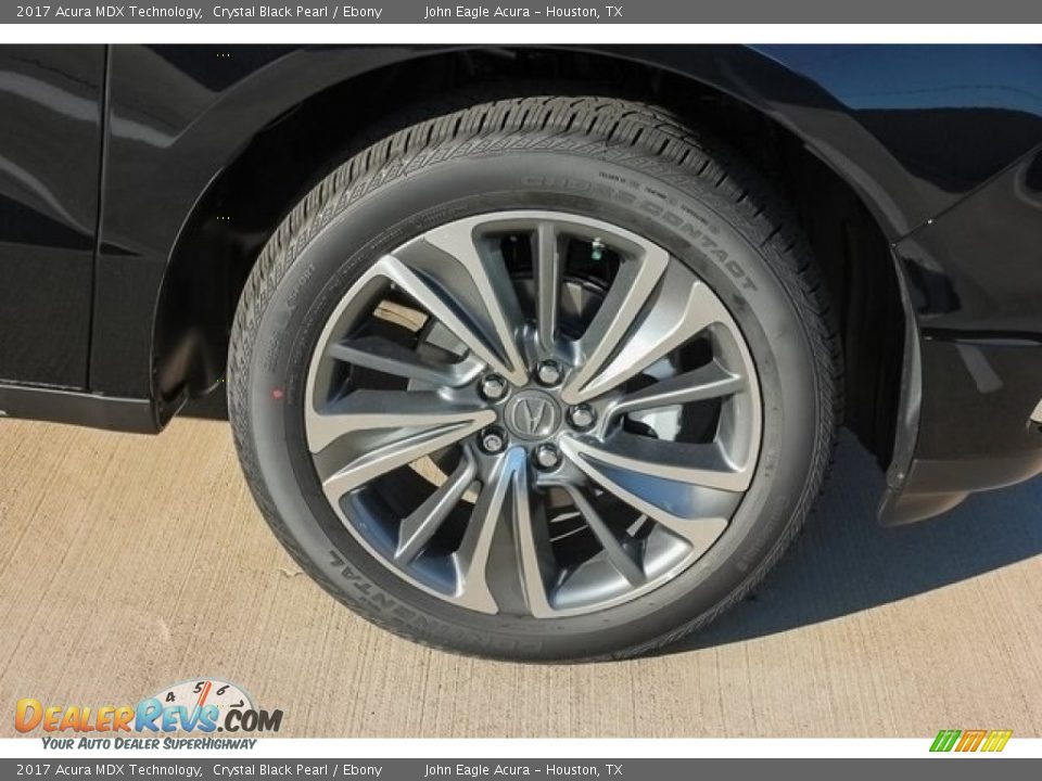 2017 Acura MDX Technology Crystal Black Pearl / Ebony Photo #11
