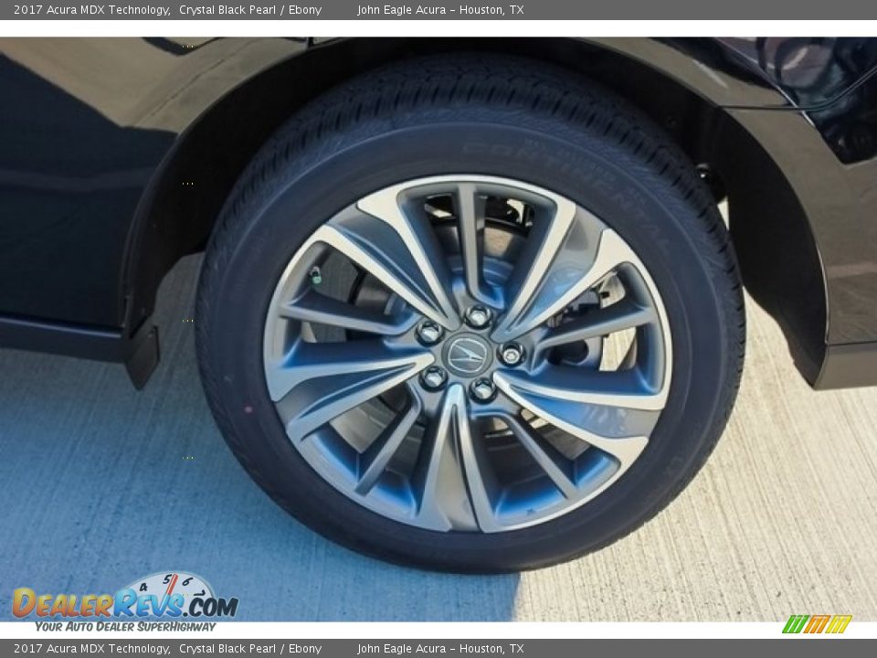 2017 Acura MDX Technology Crystal Black Pearl / Ebony Photo #13