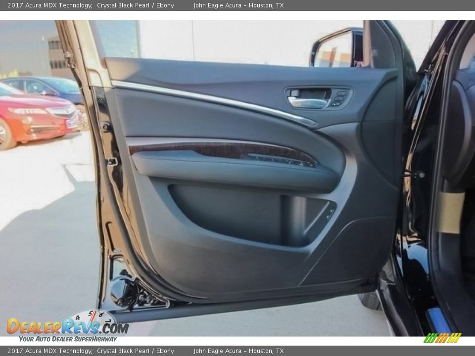 2017 Acura MDX Technology Crystal Black Pearl / Ebony Photo #15