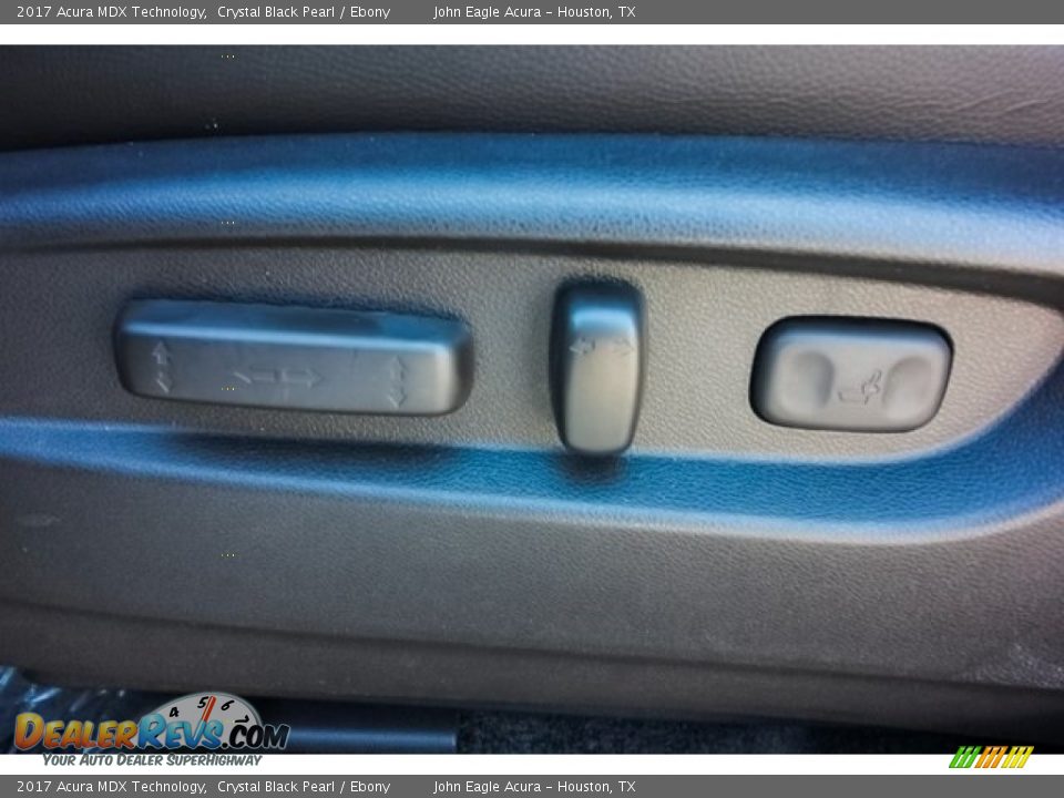 2017 Acura MDX Technology Crystal Black Pearl / Ebony Photo #16