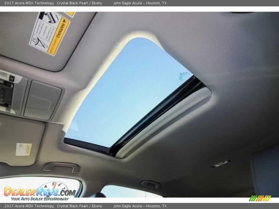 2017 Acura MDX Technology Crystal Black Pearl / Ebony Photo #17