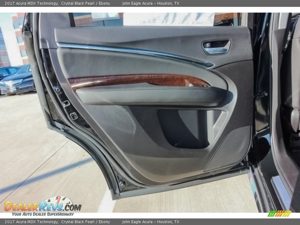 2017 Acura MDX Technology Crystal Black Pearl / Ebony Photo #19