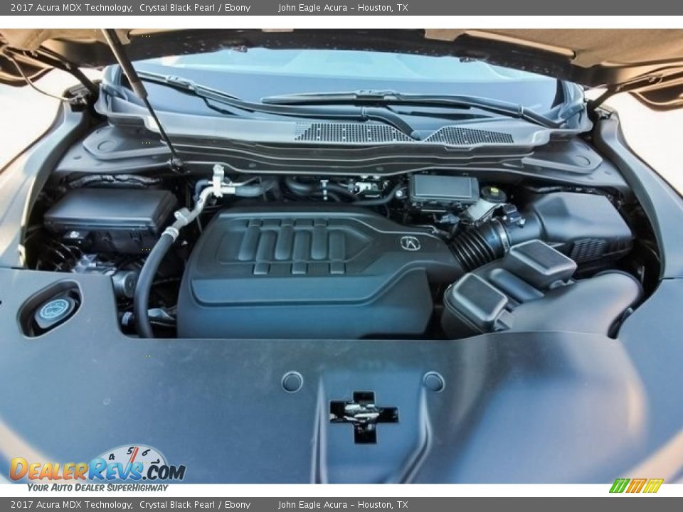 2017 Acura MDX Technology Crystal Black Pearl / Ebony Photo #30