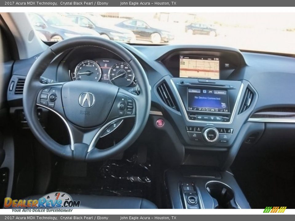 2017 Acura MDX Technology Crystal Black Pearl / Ebony Photo #32