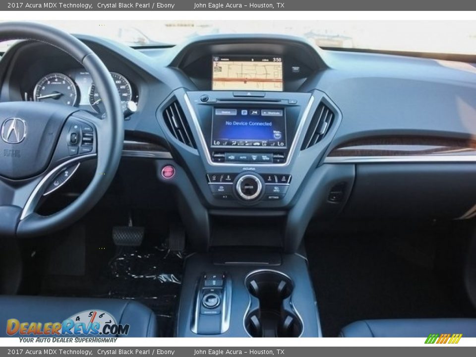 2017 Acura MDX Technology Crystal Black Pearl / Ebony Photo #34