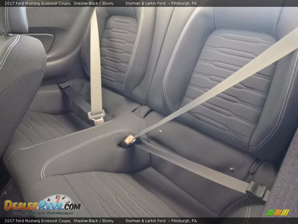 2017 Ford Mustang Ecoboost Coupe Shadow Black / Ebony Photo #7