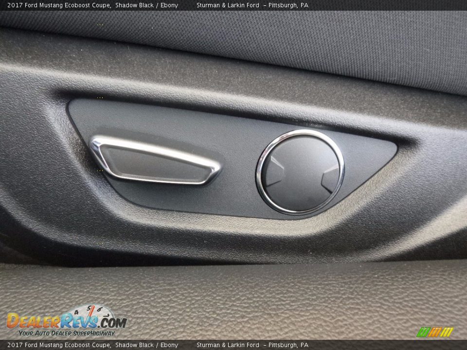 2017 Ford Mustang Ecoboost Coupe Shadow Black / Ebony Photo #12