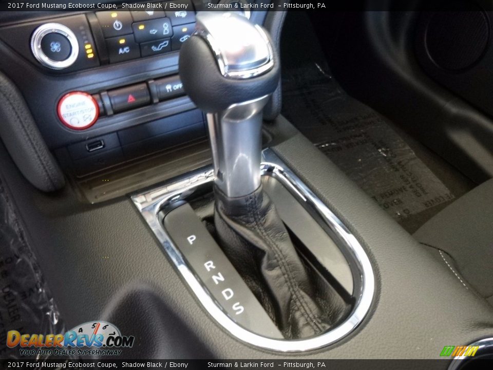 2017 Ford Mustang Ecoboost Coupe Shadow Black / Ebony Photo #13