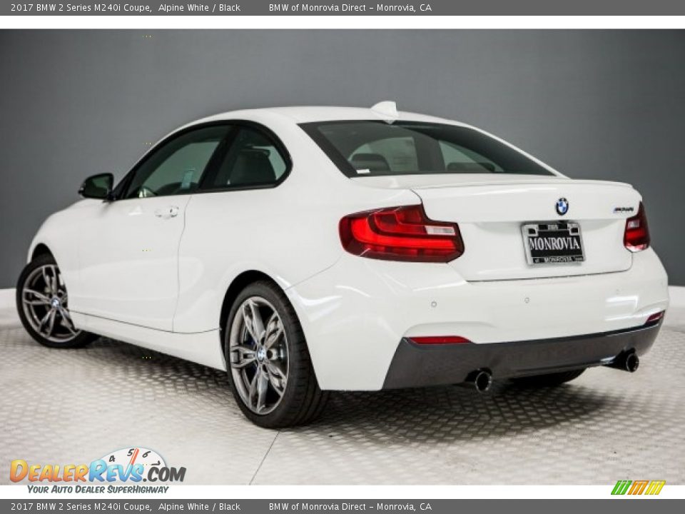 2017 BMW 2 Series M240i Coupe Alpine White / Black Photo #3