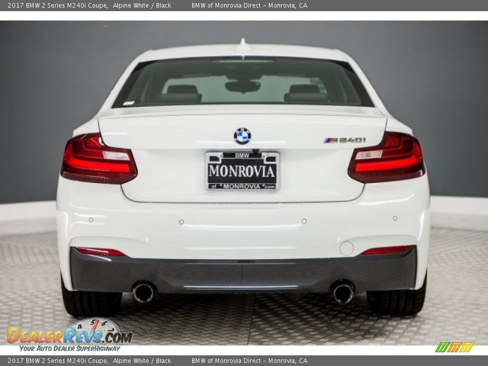 2017 BMW 2 Series M240i Coupe Alpine White / Black Photo #4