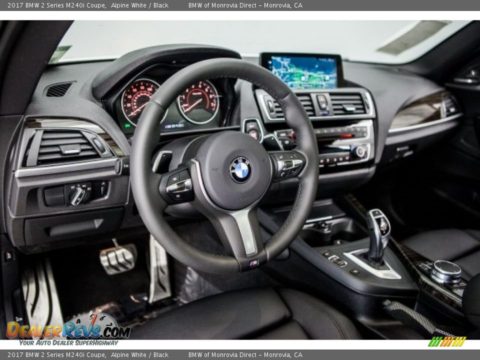 2017 BMW 2 Series M240i Coupe Alpine White / Black Photo #5