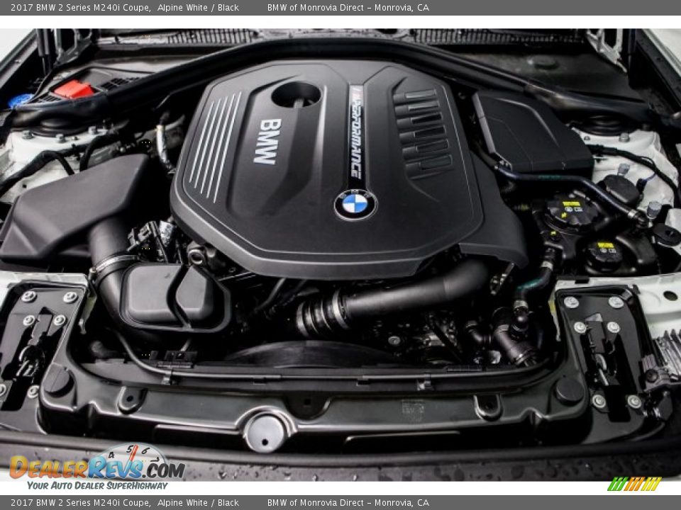 2017 BMW 2 Series M240i Coupe Alpine White / Black Photo #8