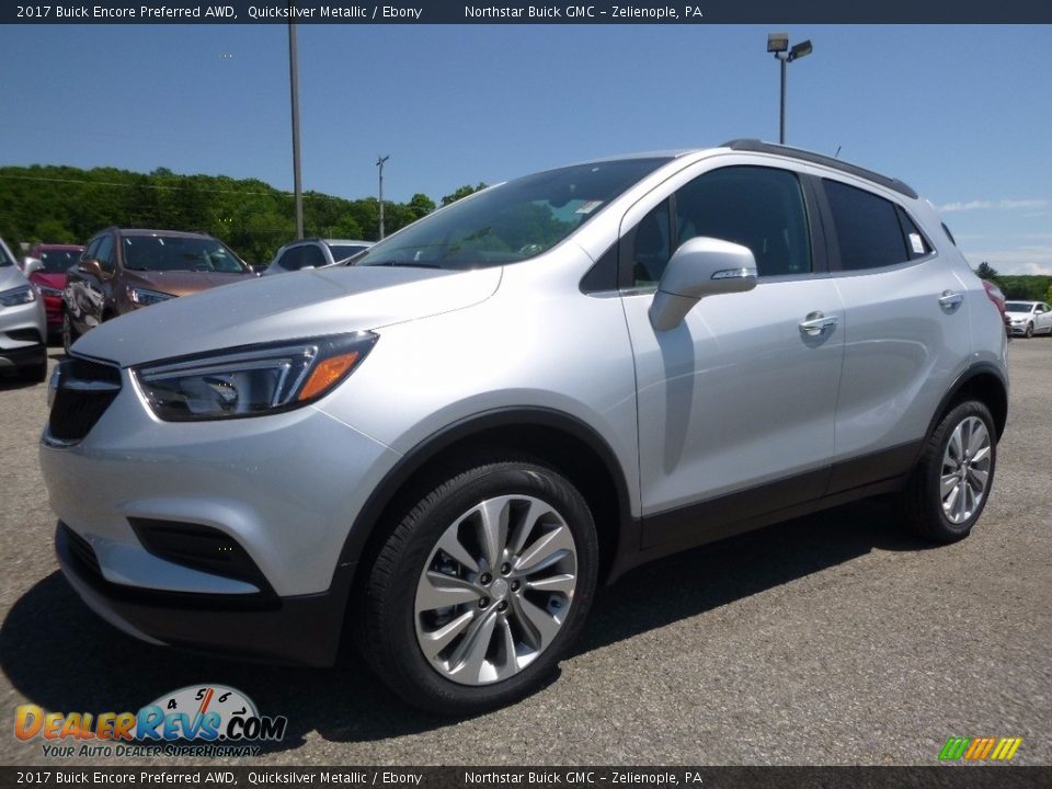2017 Buick Encore Preferred AWD Quicksilver Metallic / Ebony Photo #1
