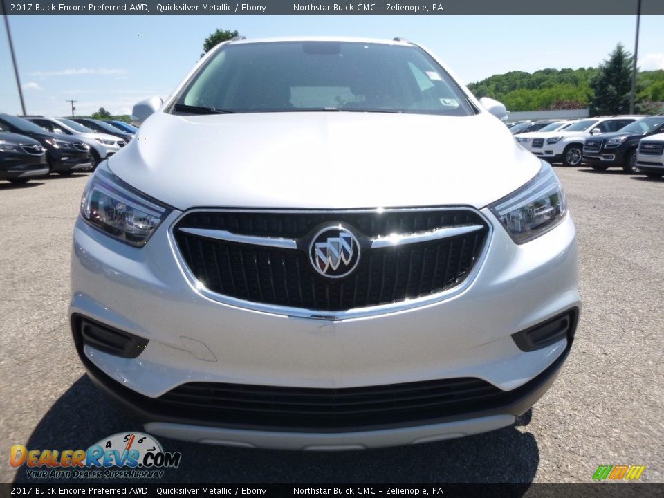 2017 Buick Encore Preferred AWD Quicksilver Metallic / Ebony Photo #2