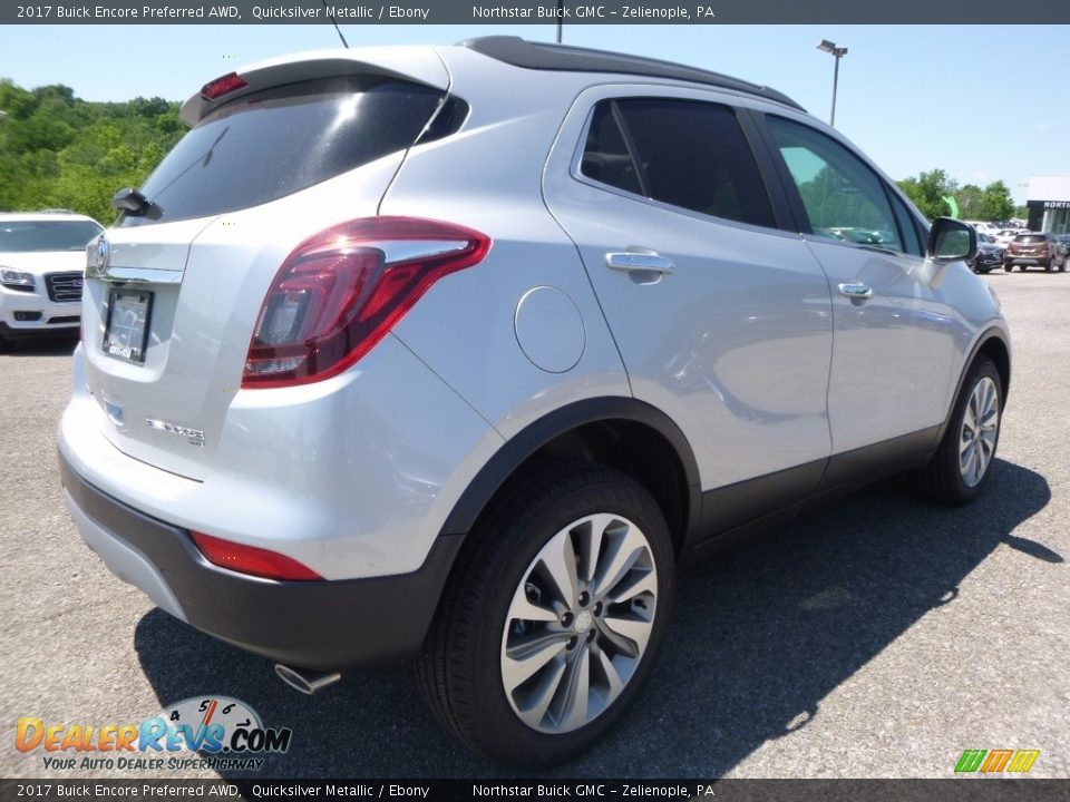 2017 Buick Encore Preferred AWD Quicksilver Metallic / Ebony Photo #5