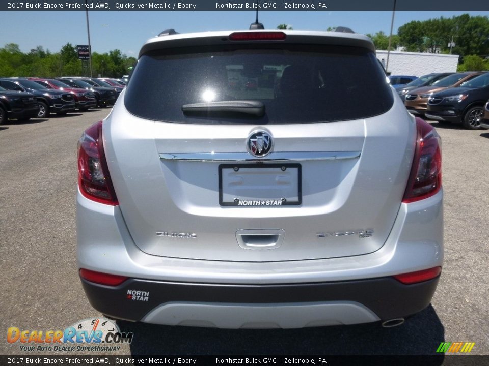 2017 Buick Encore Preferred AWD Quicksilver Metallic / Ebony Photo #6