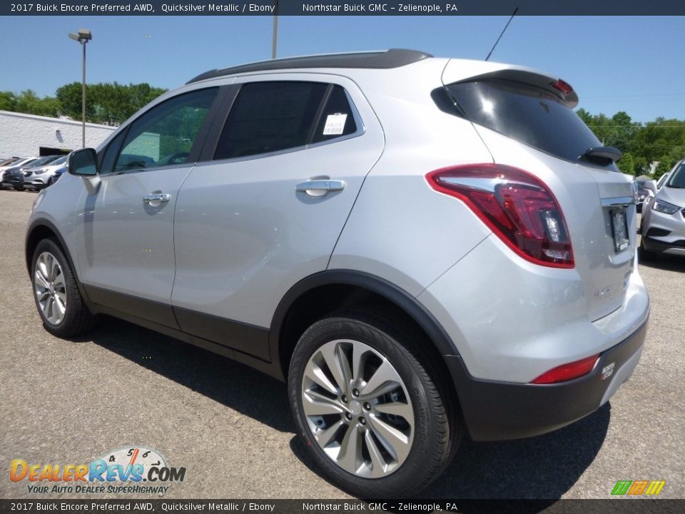 2017 Buick Encore Preferred AWD Quicksilver Metallic / Ebony Photo #8
