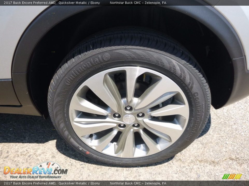 2017 Buick Encore Preferred AWD Quicksilver Metallic / Ebony Photo #10