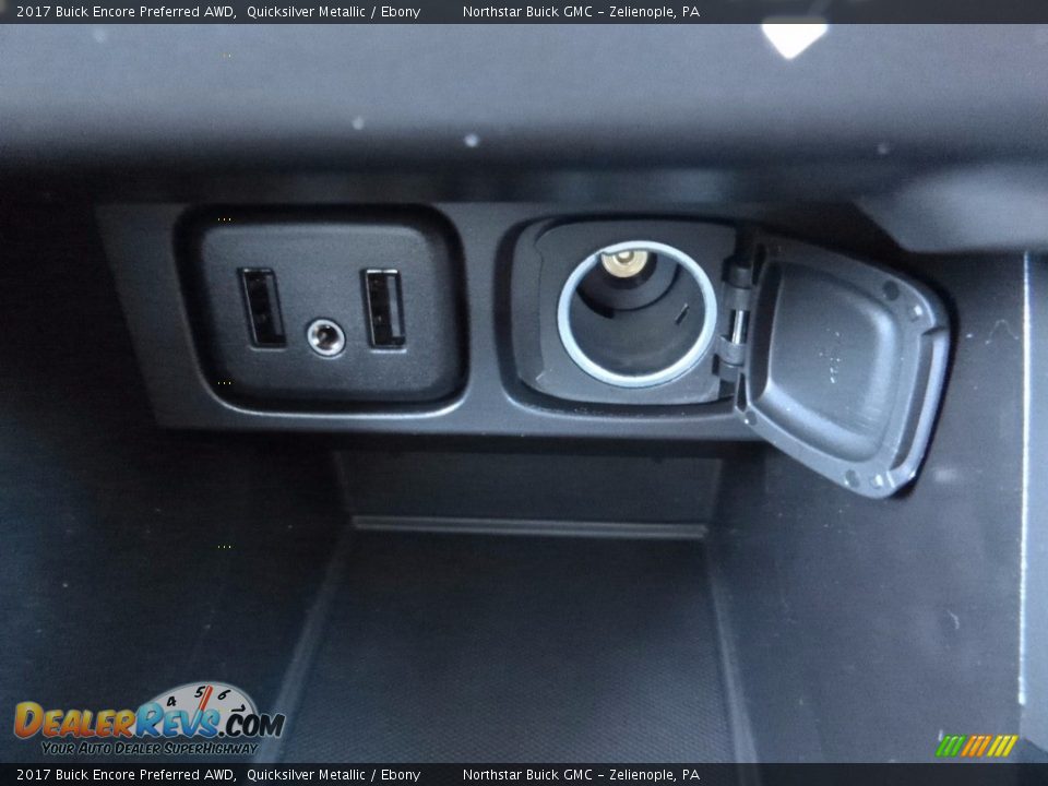2017 Buick Encore Preferred AWD Quicksilver Metallic / Ebony Photo #18