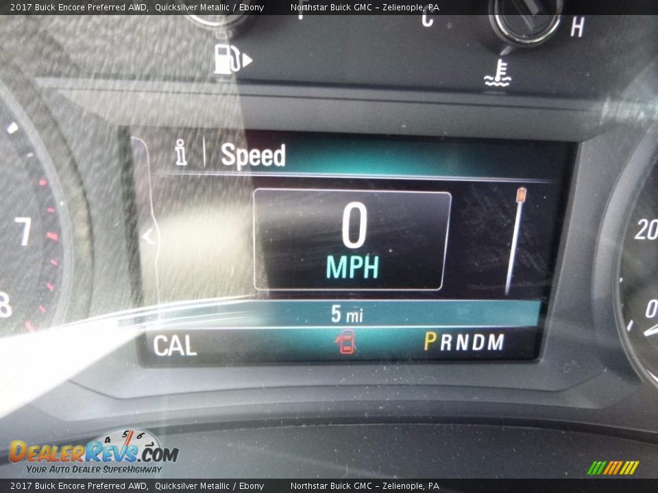 2017 Buick Encore Preferred AWD Quicksilver Metallic / Ebony Photo #20