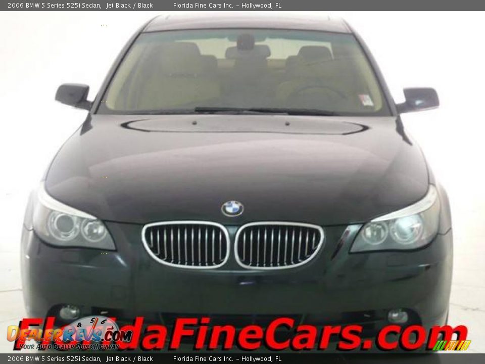 2006 BMW 5 Series 525i Sedan Jet Black / Black Photo #5