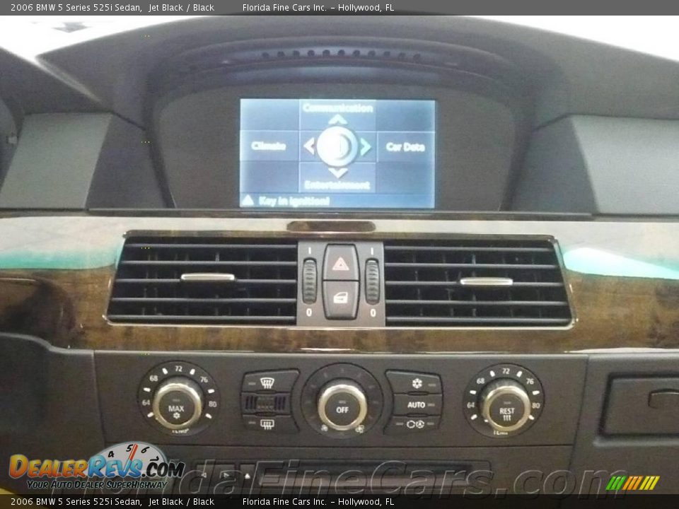 2006 BMW 5 Series 525i Sedan Jet Black / Black Photo #19