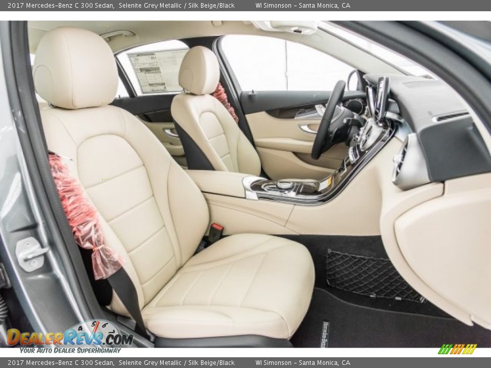 2017 Mercedes-Benz C 300 Sedan Selenite Grey Metallic / Silk Beige/Black Photo #2