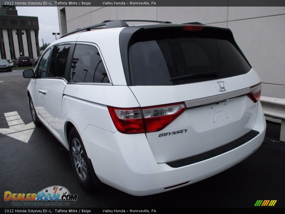 2012 Honda Odyssey EX-L Taffeta White / Beige Photo #4