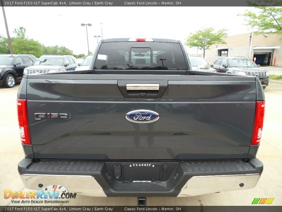 2017 Ford F150 XLT SuperCab 4x4 Lithium Gray / Earth Gray Photo #4