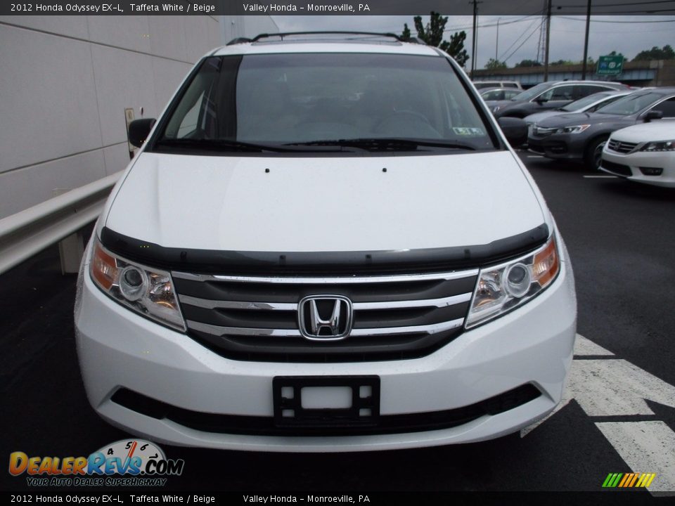 2012 Honda Odyssey EX-L Taffeta White / Beige Photo #8
